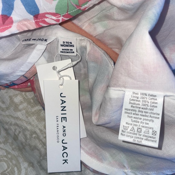 NWT 3-6 months Janie and Jack | Floral Top and Matching Bloomers - Picture 5 of 6